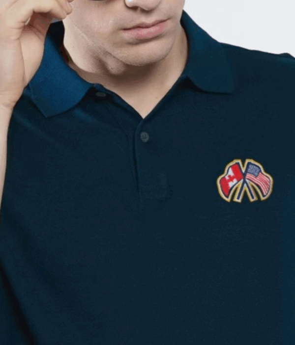 Polo Collar Moisture Wicking T-shirt - Image 2